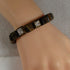 Tiger Eye Gemstone Stretch Cuff Bracelet
