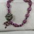 Fair Trade Lilac Bead Kazuri Handmade Necklace - VP's Jewelry