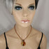 Kazuri Pendant Necklace Tan African Inspired Jewelry - VP's Jewelry