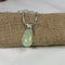 Translucent Green Pendant Necklace Prehnite Gemstone - VP's Jewelry