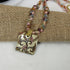 Pink & Cream Handmade Artisan Bead Necklace - VP's Jewelry