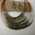 Gold Seed Bead Multi-strand Necklace and Earrings - VP's Jewelry
