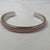 Leather & Silver Bangle Bracelet Narrow - VP's Jewelry