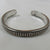 Leather & Silver Bangle Bracelet Narrow - VP's Jewelry
