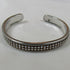 Leather & Silver Bangle Bracelet Narrow - VP's Jewelry