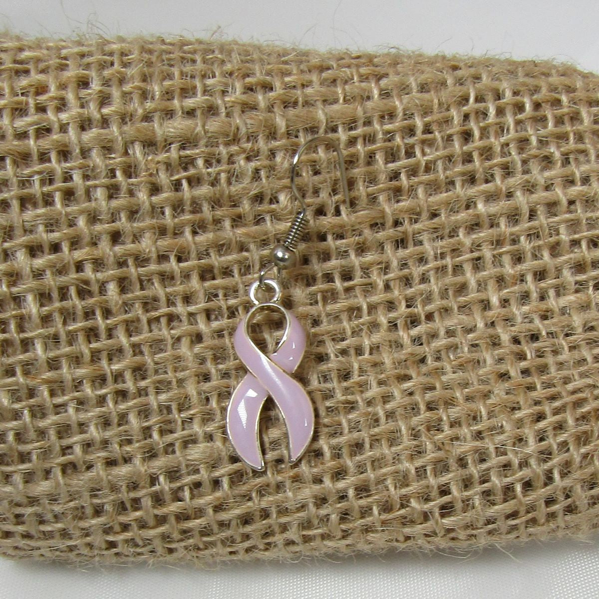 Awareness ribbon charm earrings - Earrings for a cause