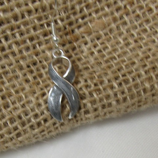 Awareness ribbon charm earrings - Earrings for a cause
