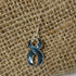 Teal Awareness ribbon charm earrings - Earrings for a cause