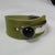 Wide Cuff Leather Bracelet Silver & Black Accent - VP's Jewelry