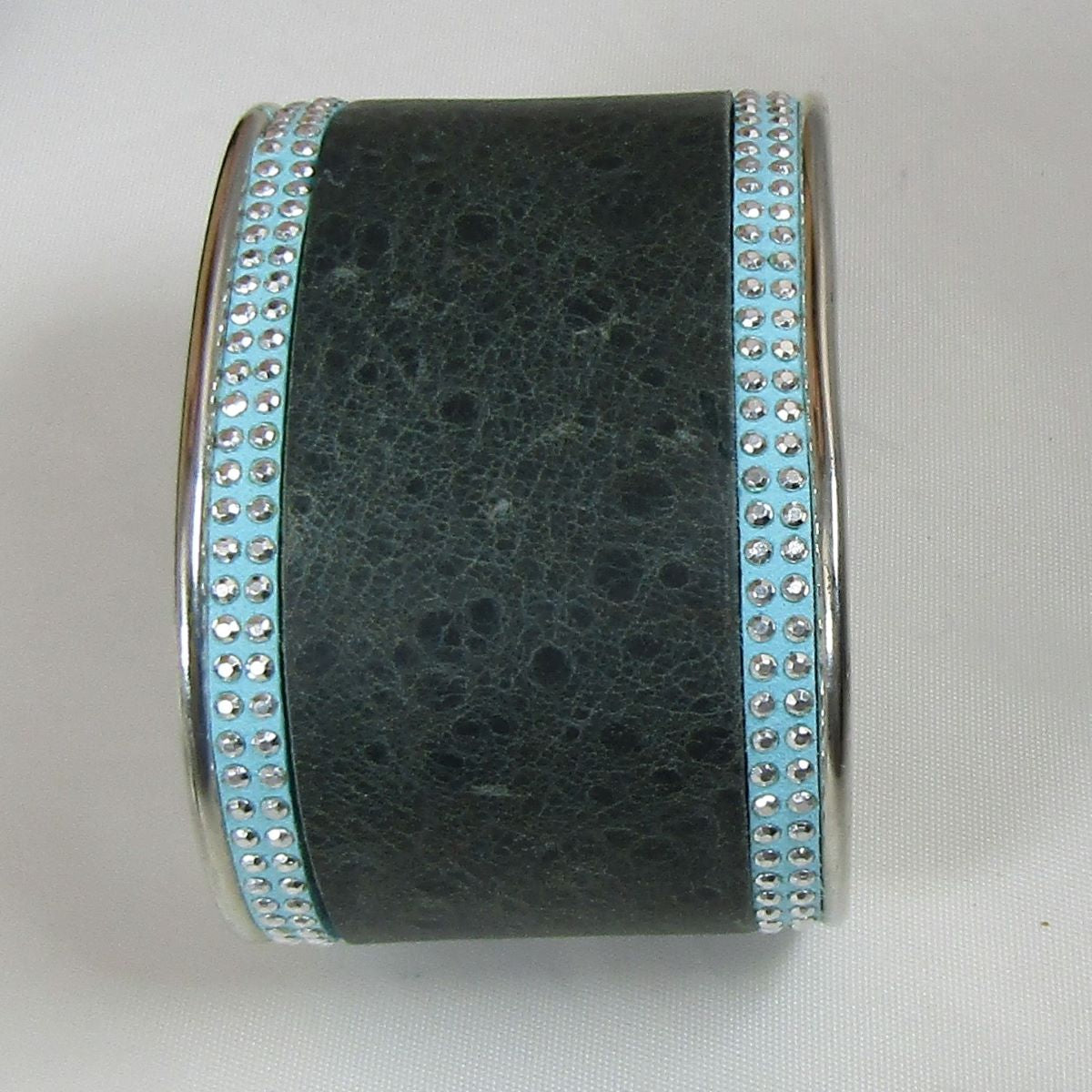 Two Inch Wide Leather Cuff Bracelet - VP's Jewelry