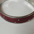 Leather Insert Cuff Bangle Bracelet - VP's Jewelry