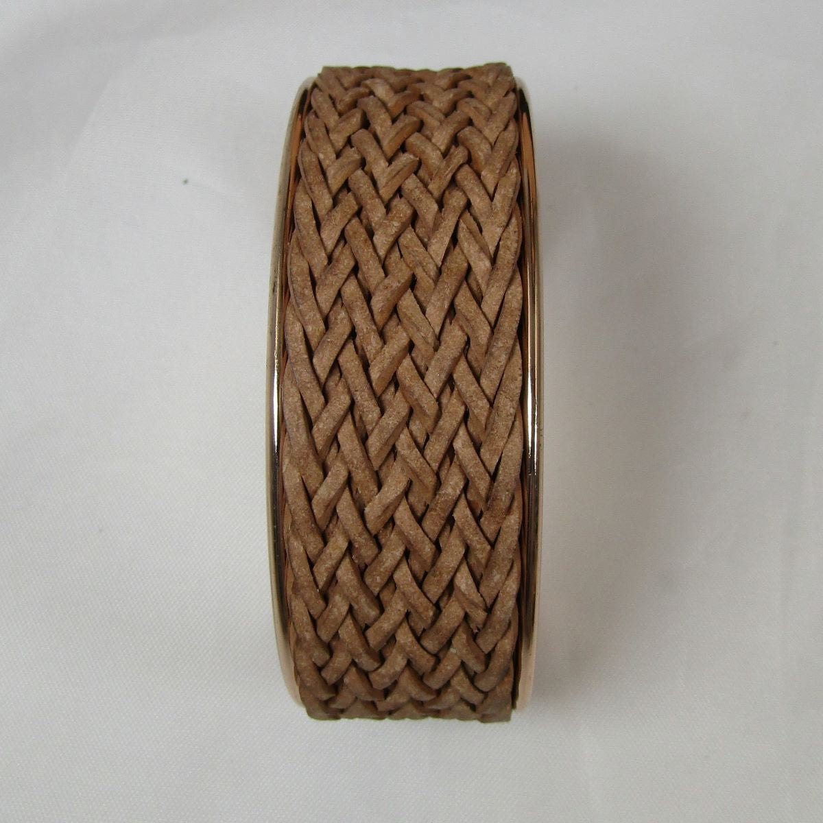 Rose Gold Cuff Bracelet Leather Insert - VP's Jewelry
