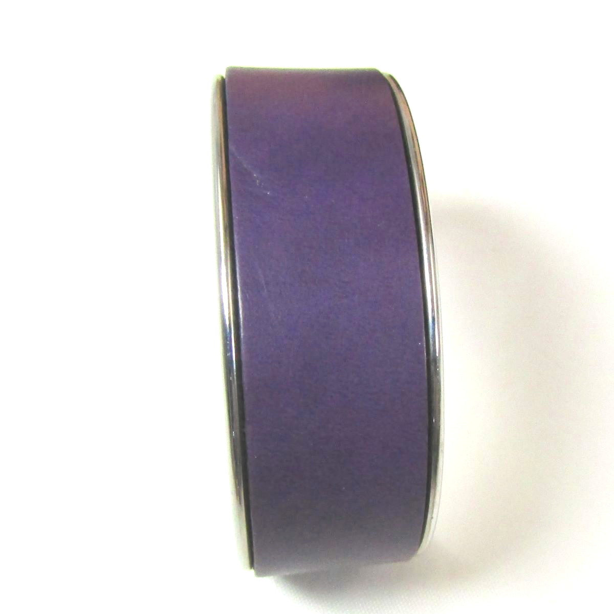Silver Cuff Bracelet Leather Insert - VP's Jewelry