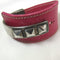 Wide Leather Cuff Bracelet with Silver Accents - VP's Jewelry