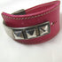 Wide Leather Cuff Bracelet with Silver Accents - VP's Jewelry