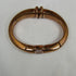 Rose Gold Bangle Cuff Bracelet with Crystal Sparkles - VP's Jewelry