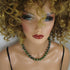 Green and Black Artisan Handmade Lampwork Bead Necklace - VP's Jewelry  