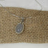 Blue Chalcedony Cabochon Pendant Necklace - VP's Jewelry