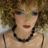 Exquisite Black Beaded Necklace Handmade - VP's Jewelry