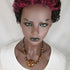 Big Brown and Gold Handmade Kazuri Fair Trade Bead Necklace - VP's Jewelry
