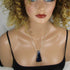 Sodalite Pendant Necklace on Silver Chain - VP's Jewelry