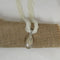 Pearl White Multi-strand Long Necklace with Rhyolite Opal Pendant - VP's Jewelry