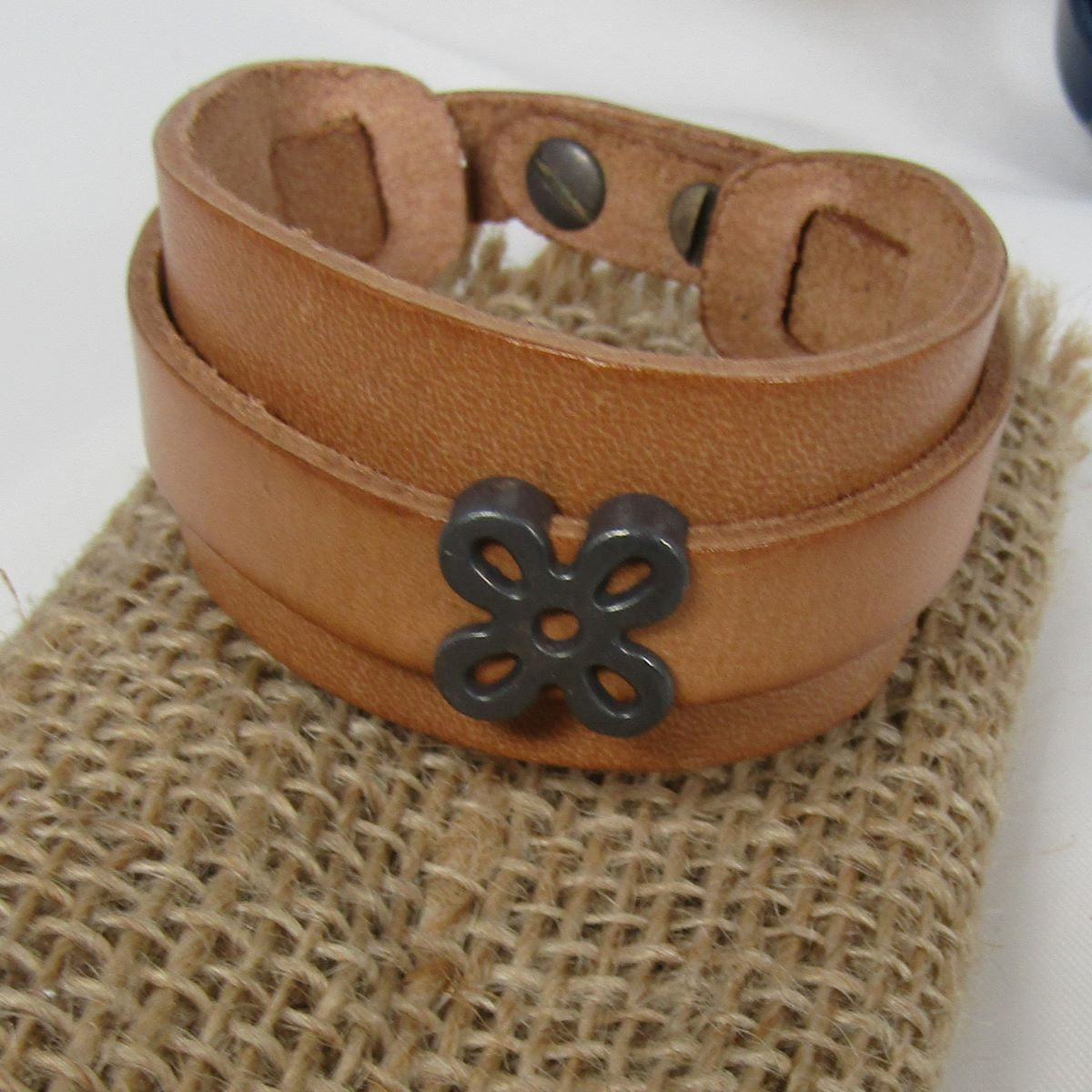 Leather Cuff Bracelet Choose Your Color - VP's Jewelry