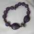 Big Bold Necklace Purple Hemp and Tagua Nut - VP's Jewelry