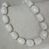 White Kazuri Necklace Classic Style in Fair Trade Beads - VP's Jewelry