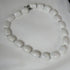 White Kazuri Necklace Classic Style in Fair Trade Beads - VP's Jewelry