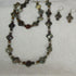 Green Grey Jasper Square Coin Designer Jewelry Set - VP's Jewelry  