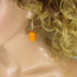 Big Bold Orange Drop Earrings - VP's Jewelry