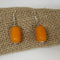 Big Bold Orange Drop Earrings - VP's Jewelry