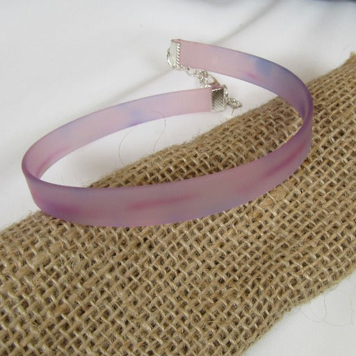 Jelly Band Ribbon Choker Necklaces Ultra-light - VP's Jewelry