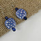 Kazuri Earring in Green or Peacock Silver Ear Wires - VP's Jewelry