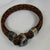Man's Leather Cord Bracelet Anchor & Ships Wheel - VP's Jewelry