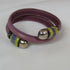 Women Double Leather Bangle Bracelet