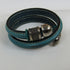 Women Double Leather Bangle Bracelet