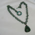 Fern Patina Copper Guitar Pick Pendant Necklace - VP's Jewelry