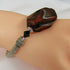 Agate and Silver Noodle Bangle Bracelet - VP's Jewelry 