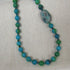 Turquoise Gemstone Beaded Necklace Chrysocolla