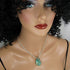 Mexican Turquoise Pendant - Campo Frio Turquoise Pendant Necklace - VP's Jewelry