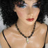 Dark Smokey Sea Glass Pendant Necklace - VP's Jewelry