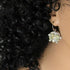 A/B Crystal & Silver Drop Earrings - VP's Jewelry