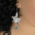 Handmade silver Flower Drop Earrings - VP's Jewelry