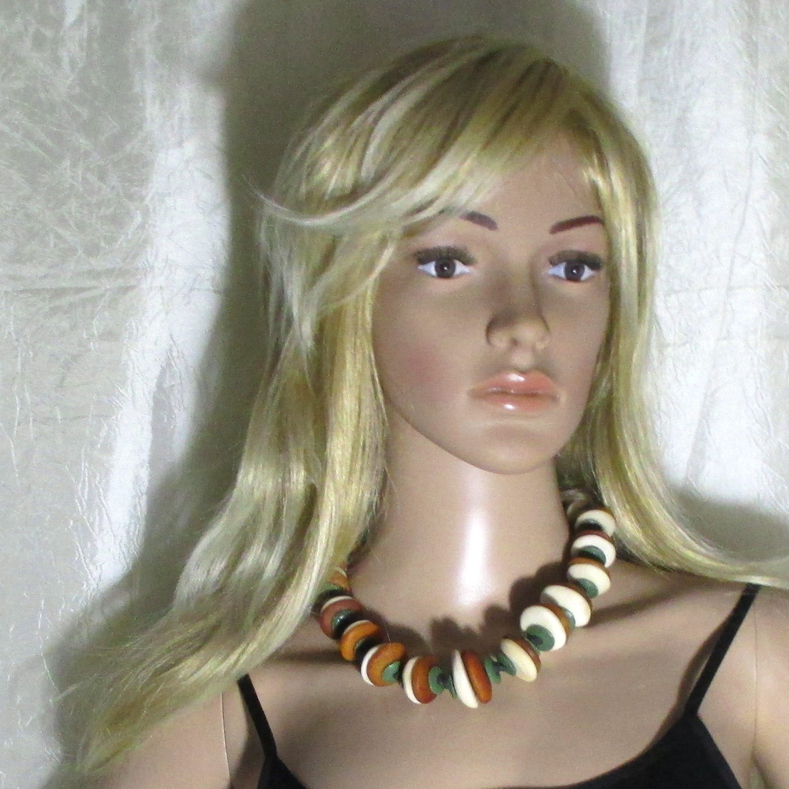 Cream & Honey African Tribal Necklace - VP's Jewelry  