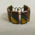 Handmade Wide Gold & Purple Cuff Bracelet - VP's Jewelry