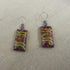 Handmade Hot Pink & Gold Drop Earrings - VP's Jewelry