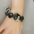 Olive & Cream Kazuri Bracelet Handmade Fair Trade Beads - VP's Jewelry  