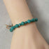 Turquoise Fire Polished Czech Crystal Bracelet - VP's Jewelry
